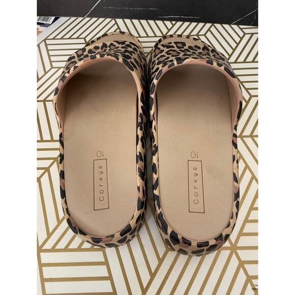 CORKYS Women's Leopard Print Platform Slides | Size 10 - Picture 4 of 5